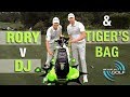 Carrying TIGER WOODS Bag & DUSTIN VS RORY Long Drive! | ME AND MY GOLF