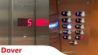 Narrow COPs! Modded Dover Traction Elevators (Bank 1) - Kaiser Permanente - Woodland Hills, CA