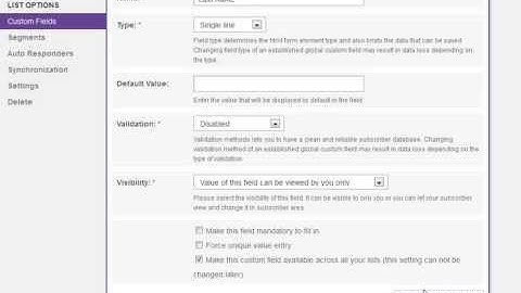 Adding Custom Fields