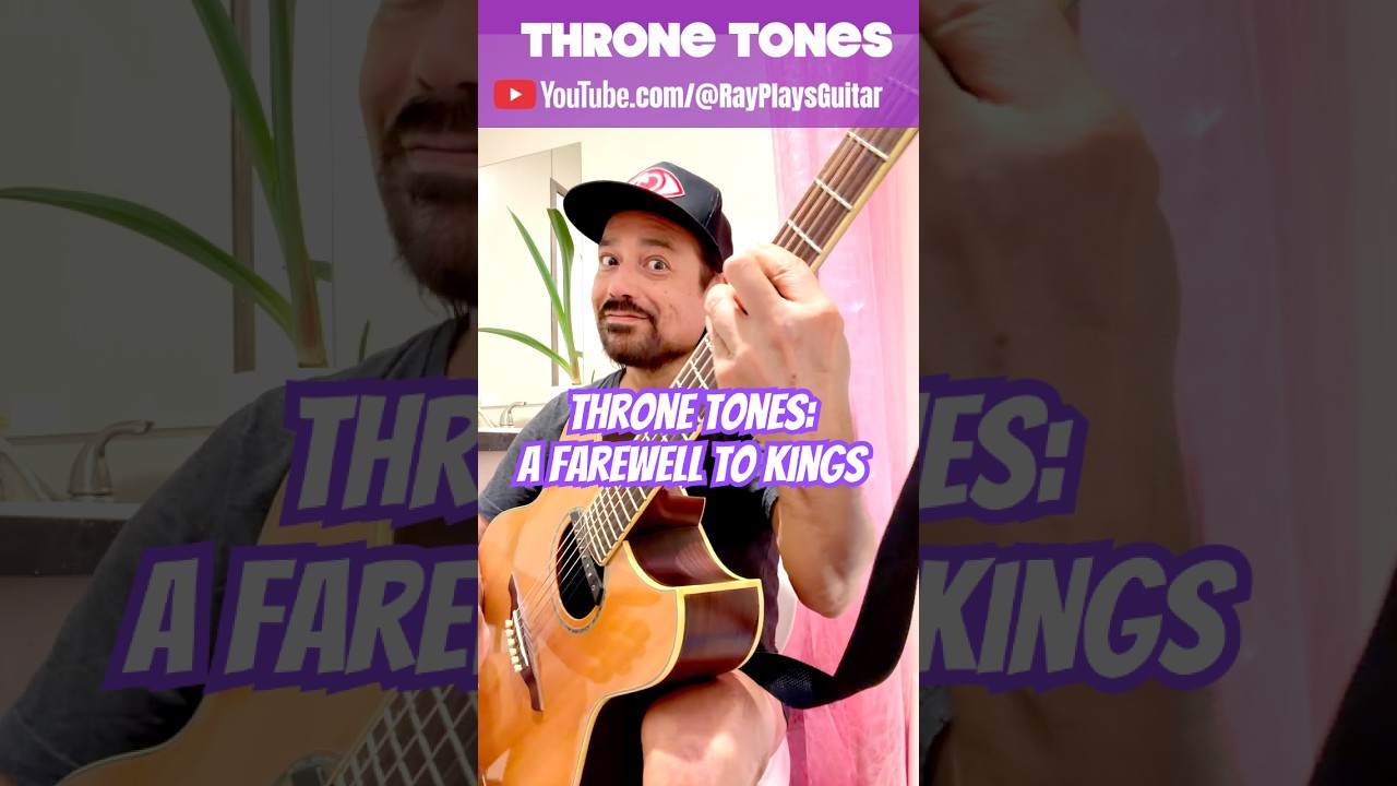THRONE TONES: A Farewell to Kings by RUSH #reel #reels #thronetone #rayplaysguitar