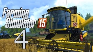 Let's Play Farming Simulator 15 - Part 4 - Tree Cutting & New Fields