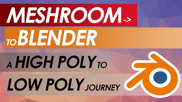 Meshroom to Blender Low-Poly - Clean up Photogrammetry Models Tutorial