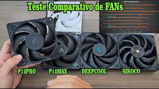 New FAN P12 PRO! IS IT WORTH IT Comparison with P12MAX, DEEPCOOL and SIROCO