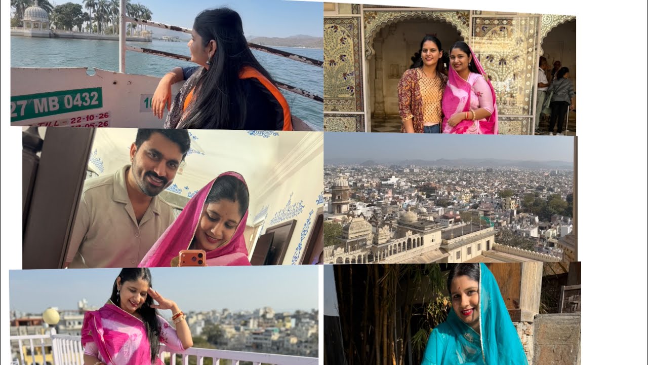 Udaipur vlog 🌹❤️ full enjoy ☺️ city place ab to life time yad rhega 😅🤭🤭