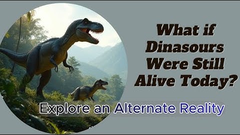 What if Dinasours Never Went Extinct? (An Alternate Reality)