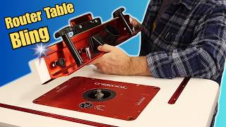 Router Table Setup: Oskool Lift, Fence and T Track on Portable Router Table