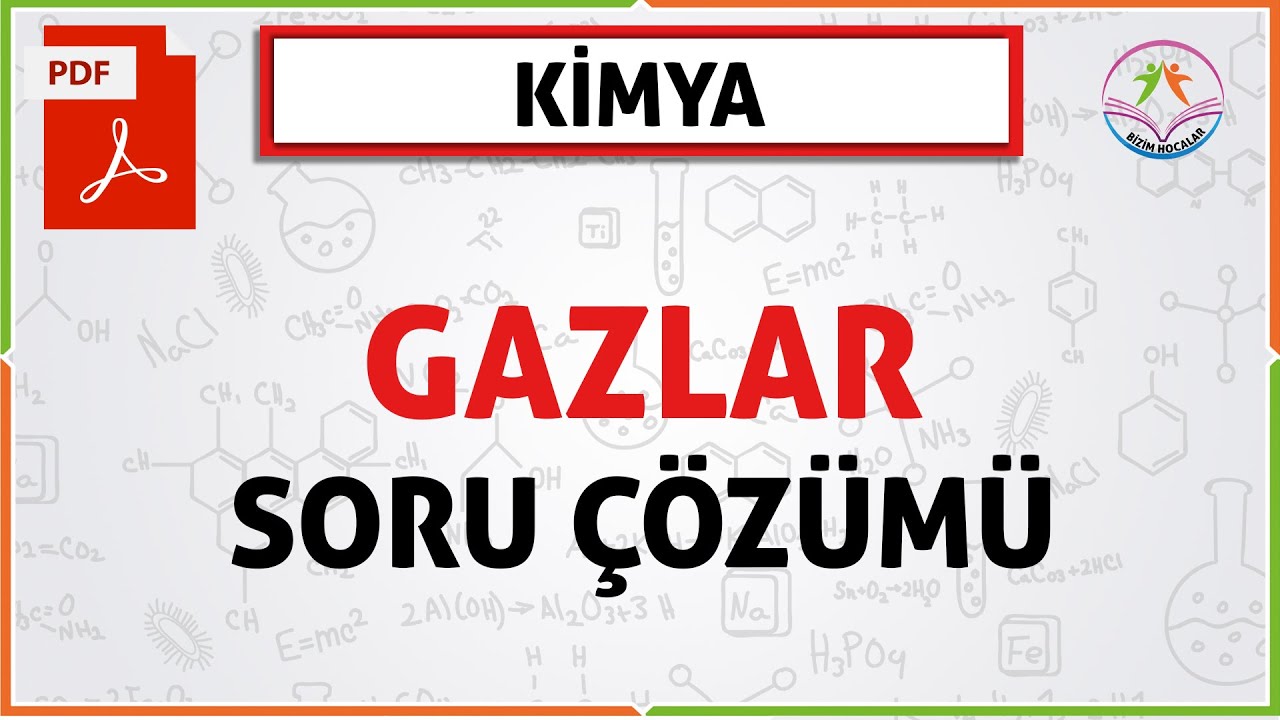 GAZLAR SORU ÇÖZÜMÜ 1 (2020 AYT)(YENİ MÜFREDAT)