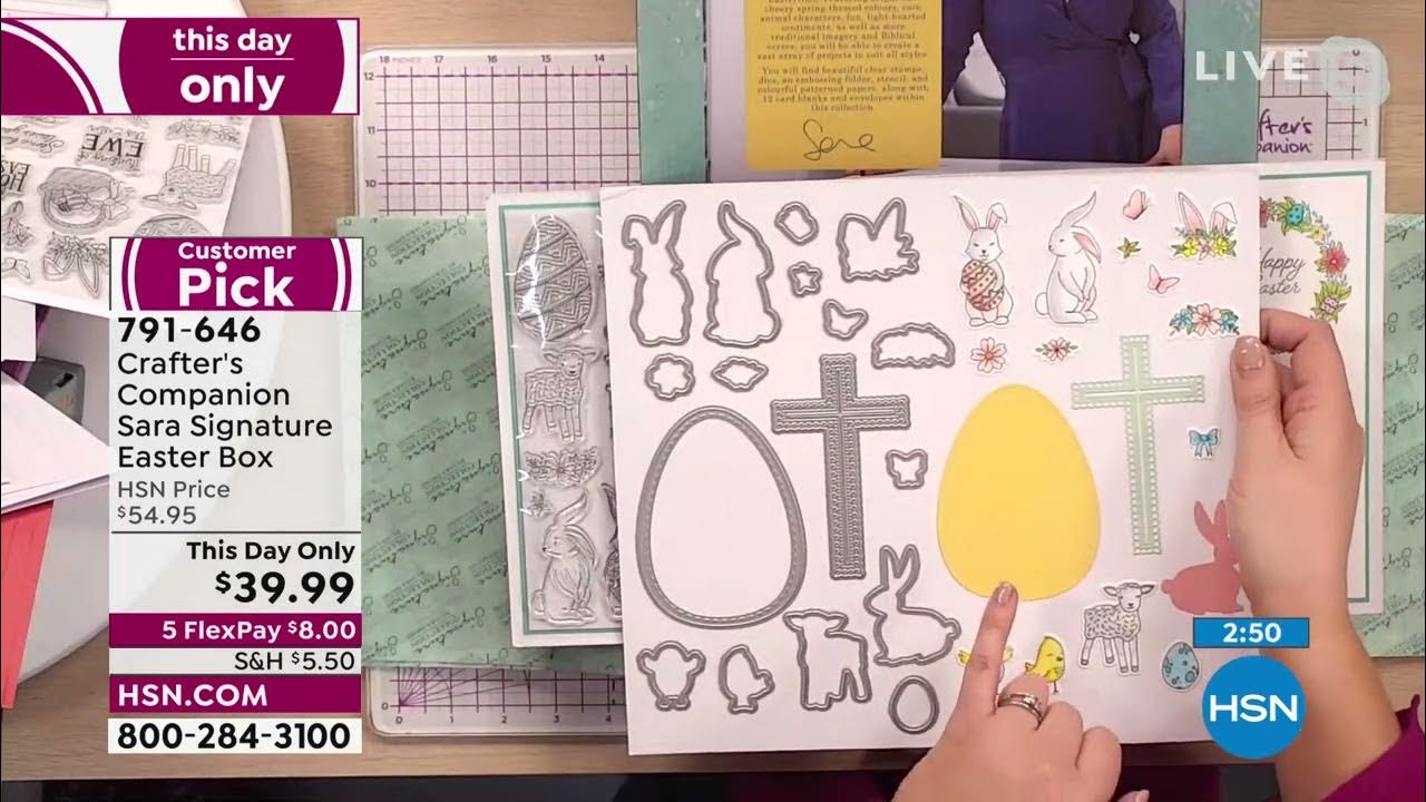 Crafter's Companion Sara Signature Easter Box YouTube