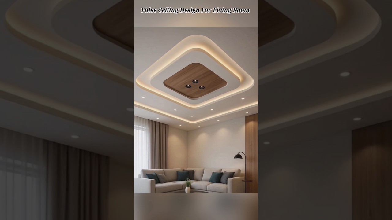 False Ceiling Design For Living Room With one Fan. Trending Ceiling Design For Bedroom 