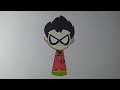 How To Draw My Sprunki OC Robin from Teen Titans Go