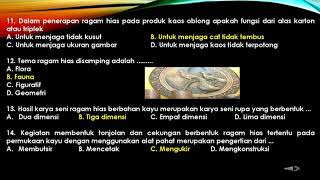 SOAL DAN KUNCI JAWABAN PAT SENI BUDAYA KELAS 7 SEMESTER GENAP