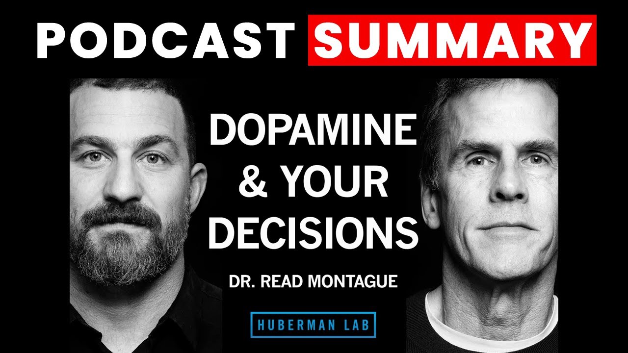 How Dopamine & Serotonin Shape Decisions, Motivation & Learning | Dr. Read Montague | Huberman Lab
