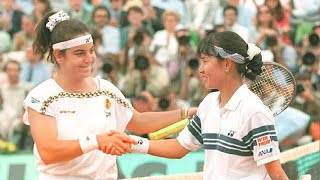 Arantxa Sanchez-Vicario vs Kimiko Date 1995 Roland Garros SF Highlights