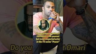 Do you know that Omari Hardwick is the poorest but most respected actor in the TV series “Power “.