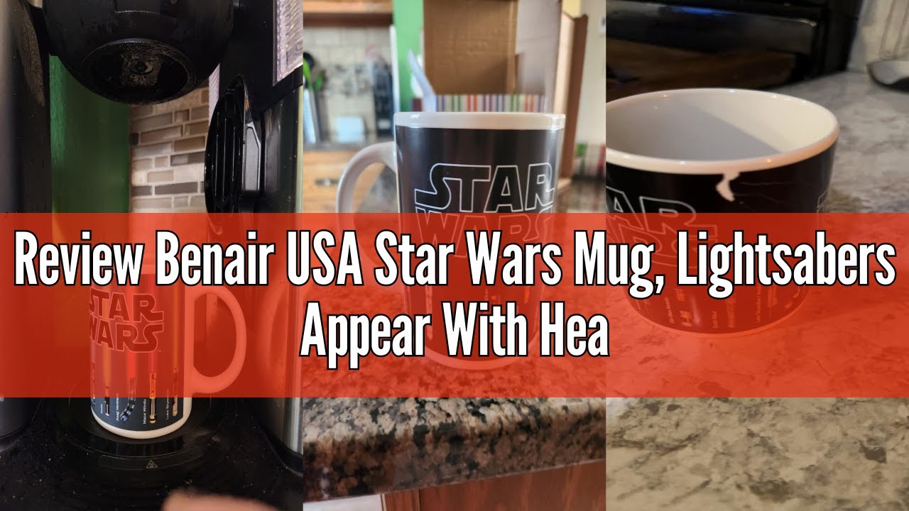 Review Benair USA Star Wars Mug, Lightsabers Appear With Heat (12 oz) - Fragile