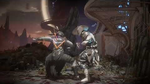 MK11- Noob Saibot Skinned Brutality - Victim: Raiden