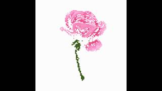 How to draw a rose #3 #pixelart screenshot 3
