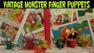 Vintage Monster Finger Puppets