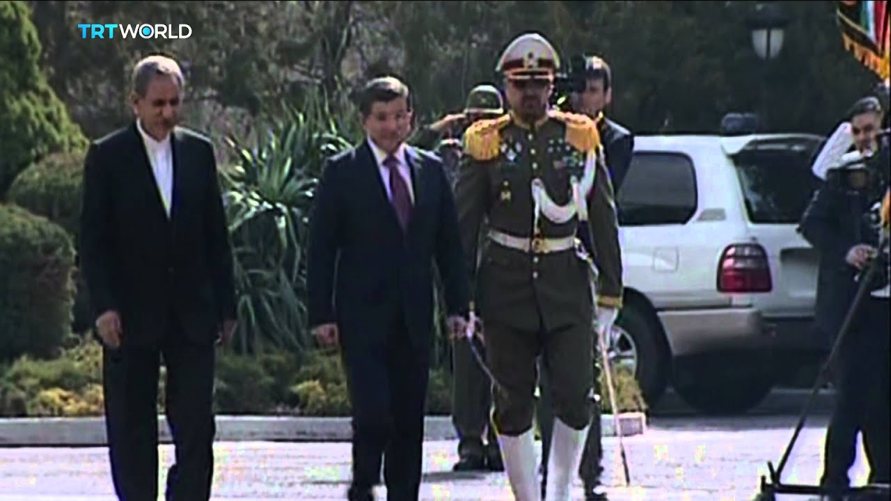 Turkey's PM Davutoglu on trade and diplomacy visit to Iran