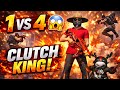 1 PC player VS 4 Mobile player hud custom gameplay||#freefire #custom #gaming #ff #freefire 