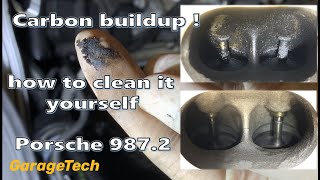 Carbon buildup  how to clean it yourself ! Porsche Cayman Boxster 987.2 3.4  Inlet manifolds off