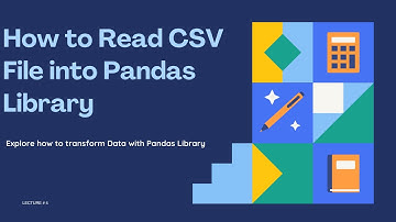 How to read csv file into pandas | read csv