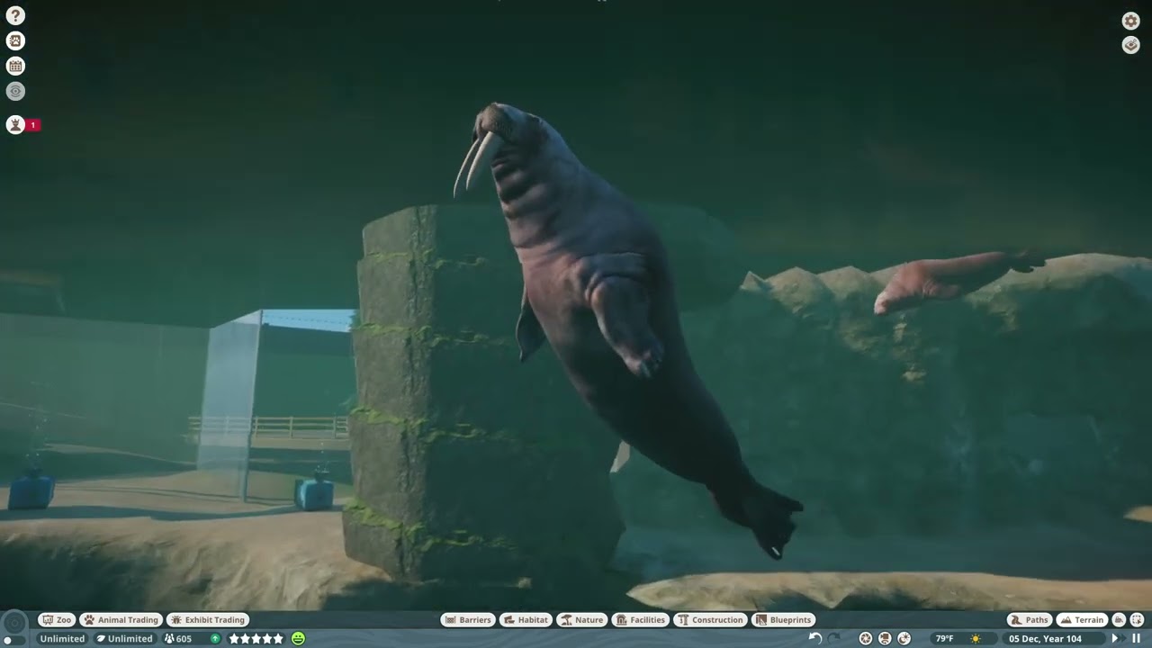 Walruses in modded Planet Zoo