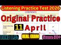 11 APRIL 2026 REAL EXAM IELTS LISTENING PRACTICE TEST 2026 WITH ANSWERS | LISTENING 2026