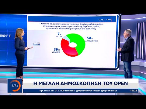 Η μεγάλη δημοσκόπηση του OPEN για πανδημία, οικονομία, εγκληματικότητα | Κεντρικό Δελτίο Ειδήσεων