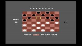 Checkers Longplay (Commodore 64 Game)