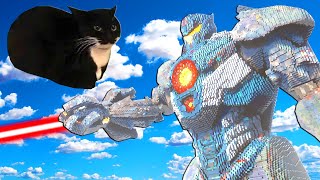 Can DINGUS MAXWELL CAT Destroy a GIANT MECH in Teardown Mods!?