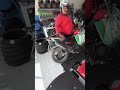 Rodou até acabar o pneu 😅😂