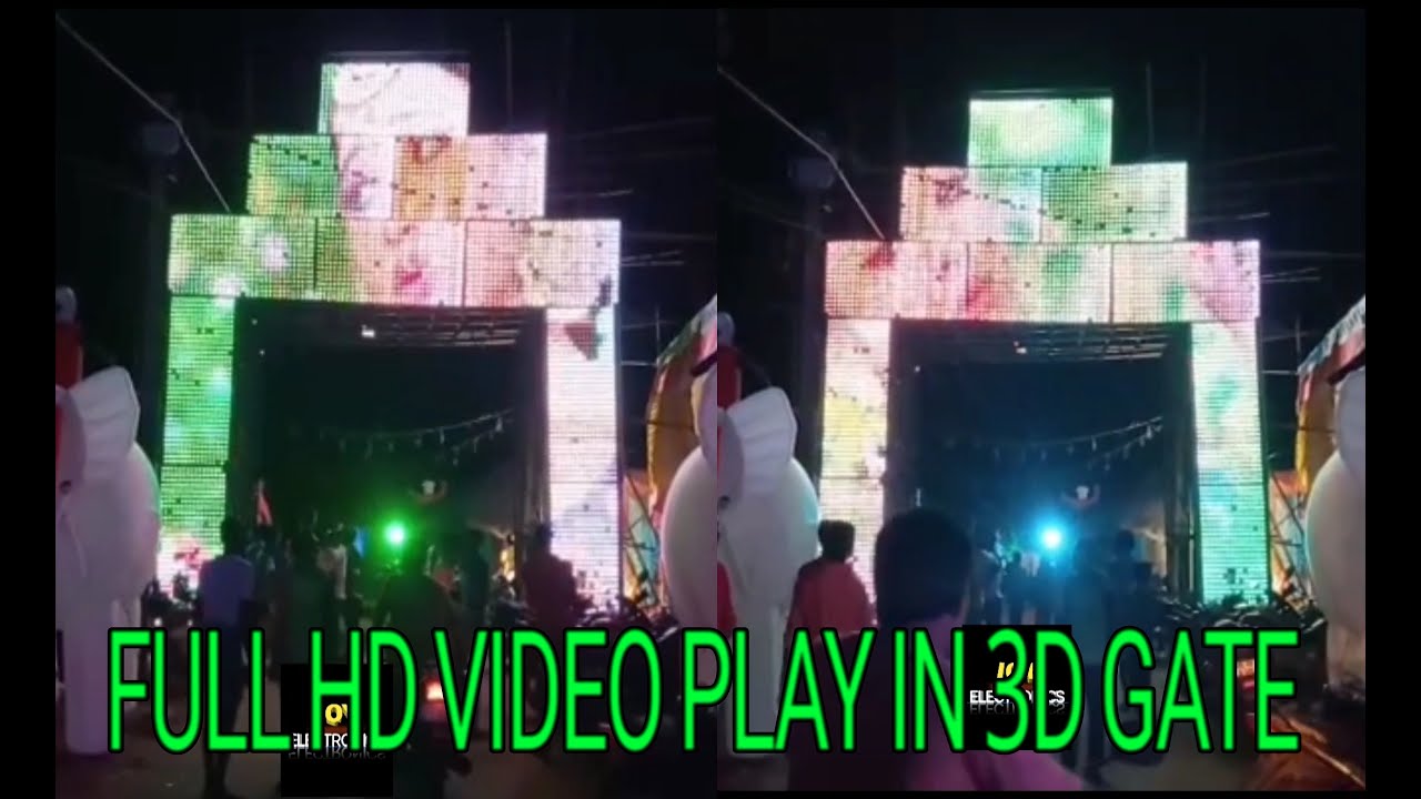 16X32 Pixel LED 3D gate M-8670165358