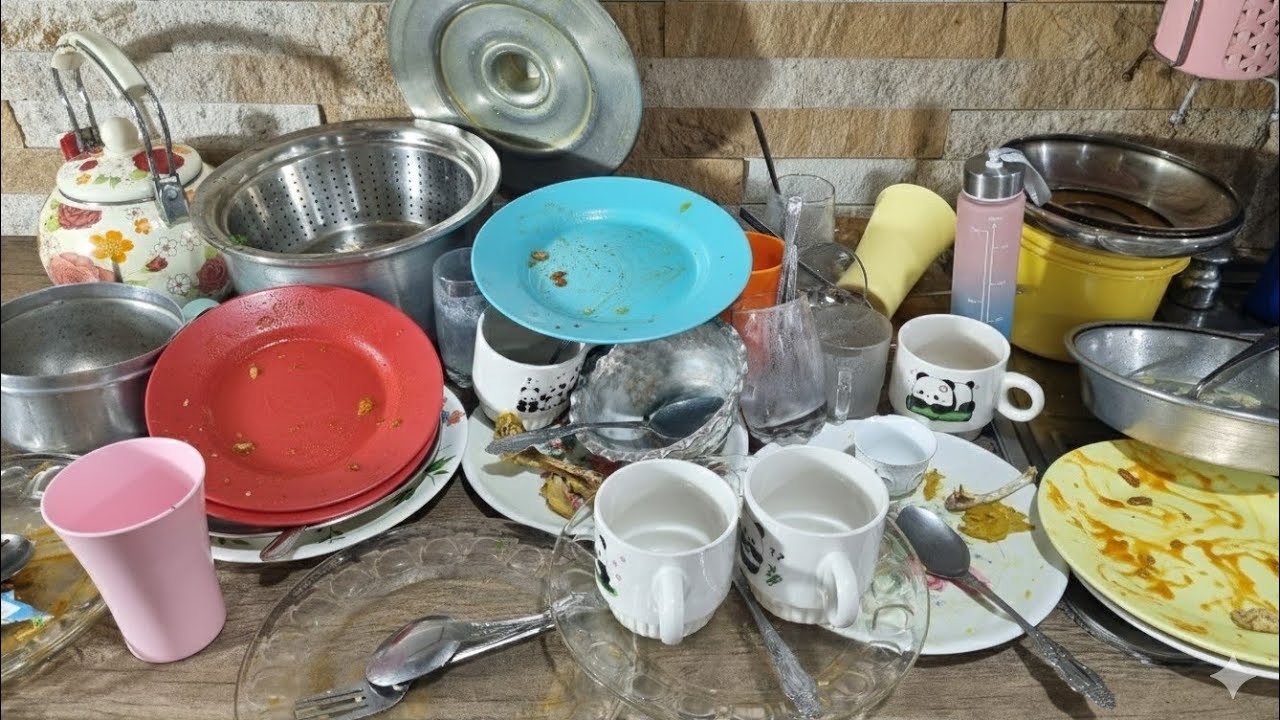 Overthinking at 2AM? Calm Your Mind with These Water Sounds /dishwashing