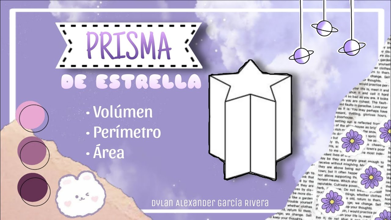 ⭐Prisma Pentagramico o de Estrella (Volúmen, Área y Perímetro)⭐