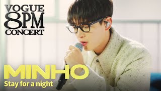 추운 계절에 듣기 좋은! 샤이니 민호의 신곡 ’Stay for a night’ 라이브!🧣ㅣ8PM CONCERT