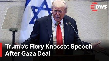 FULL REMARKS: Trump Delivers Powerful Speech in Israeli Parliament After Historic Gaza Deal | AC1E