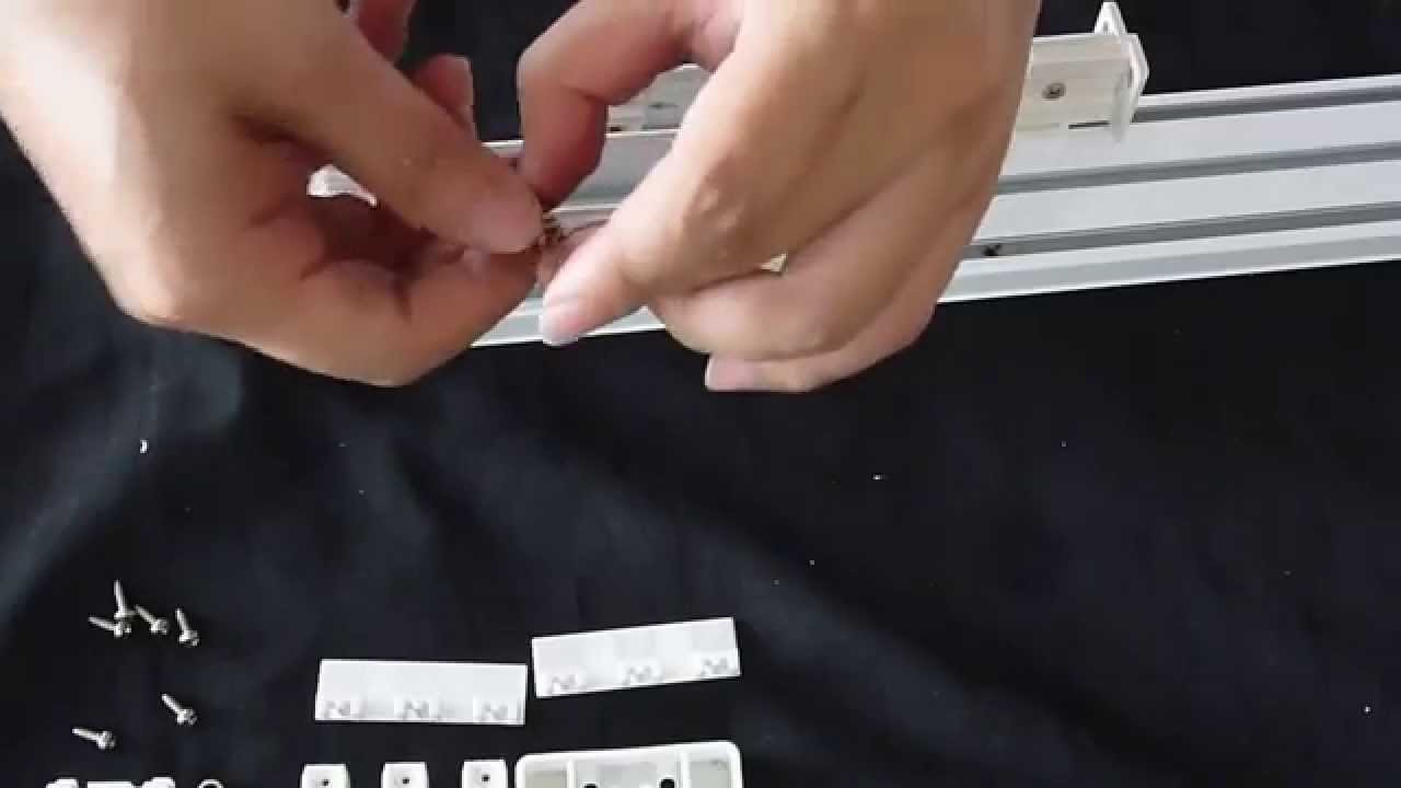 How To Assemble The Panel Blind Youtube