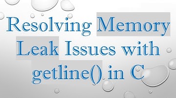 Resolving Memory Leak Issues with getline() in C