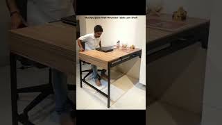 Famous Dining to clinic one table multipurpose. Space saving wall mounted folding table #innovative Profile