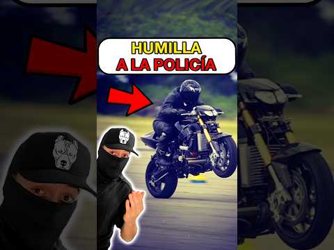 El MOTORISTA que HUMILLABA a la POLICÍA 🤯
