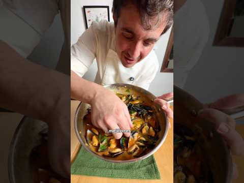 Mejillones a la marinera #mejillones #recetasfaciles #recetascaseras #recetas