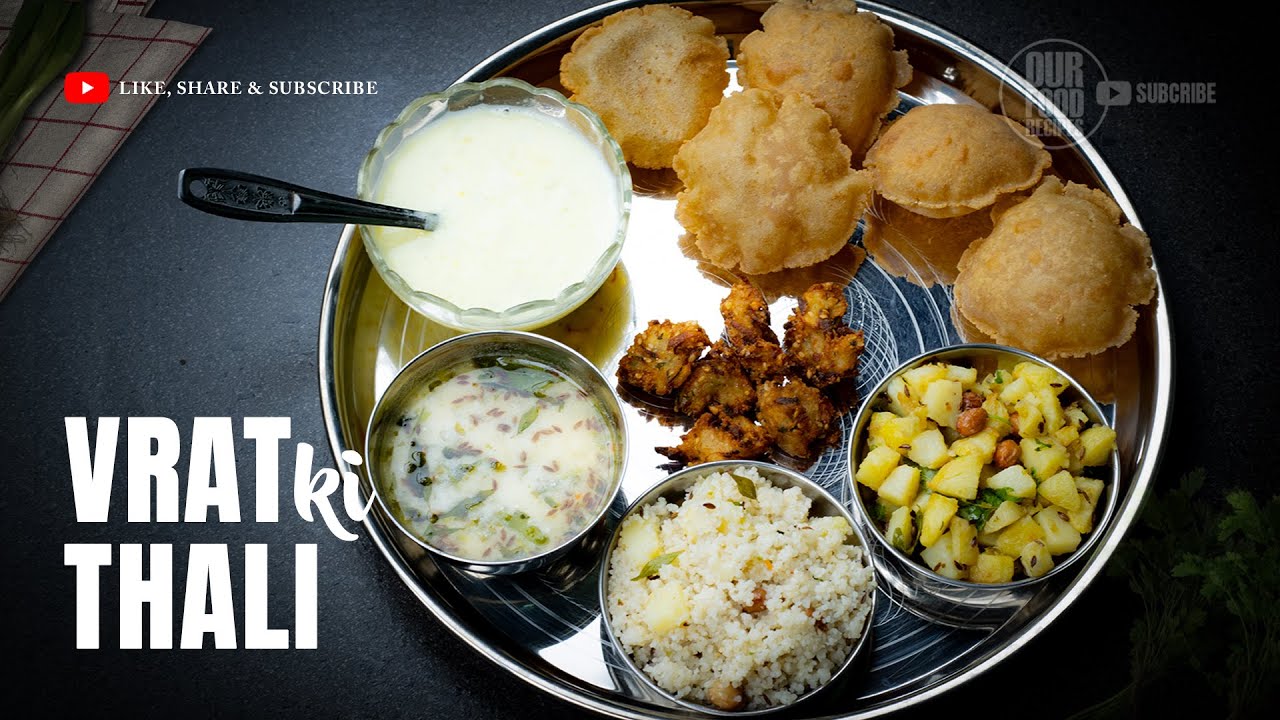 Navratri Vrat Special Thali I Navratri Vrat Recipes I नवरात्रि व्रत की फलाहारी थाली
