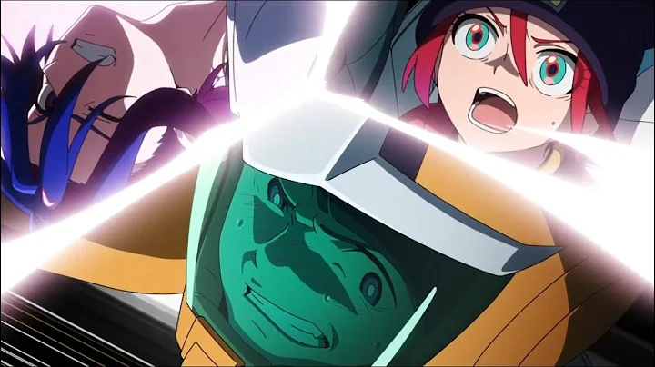 Shiiko VS Red Gundam | Mobile Suit Gundam GQuuuuuuX Episode 4