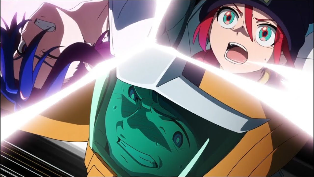 Shiiko VS Red Gundam | Mobile Suit Gundam GQuuuuuuX Episode 4