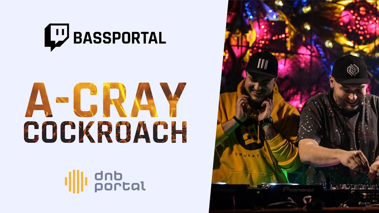 A-Cray & Cockroach - Bass Portal Live #18 | Drum and Bass