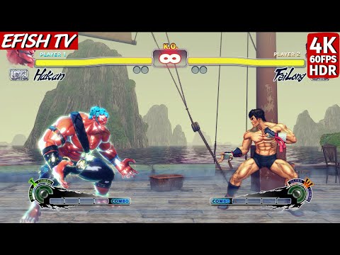 Hakan vs Fei Long (Hardest AI) - Ultra Street Fighter IV