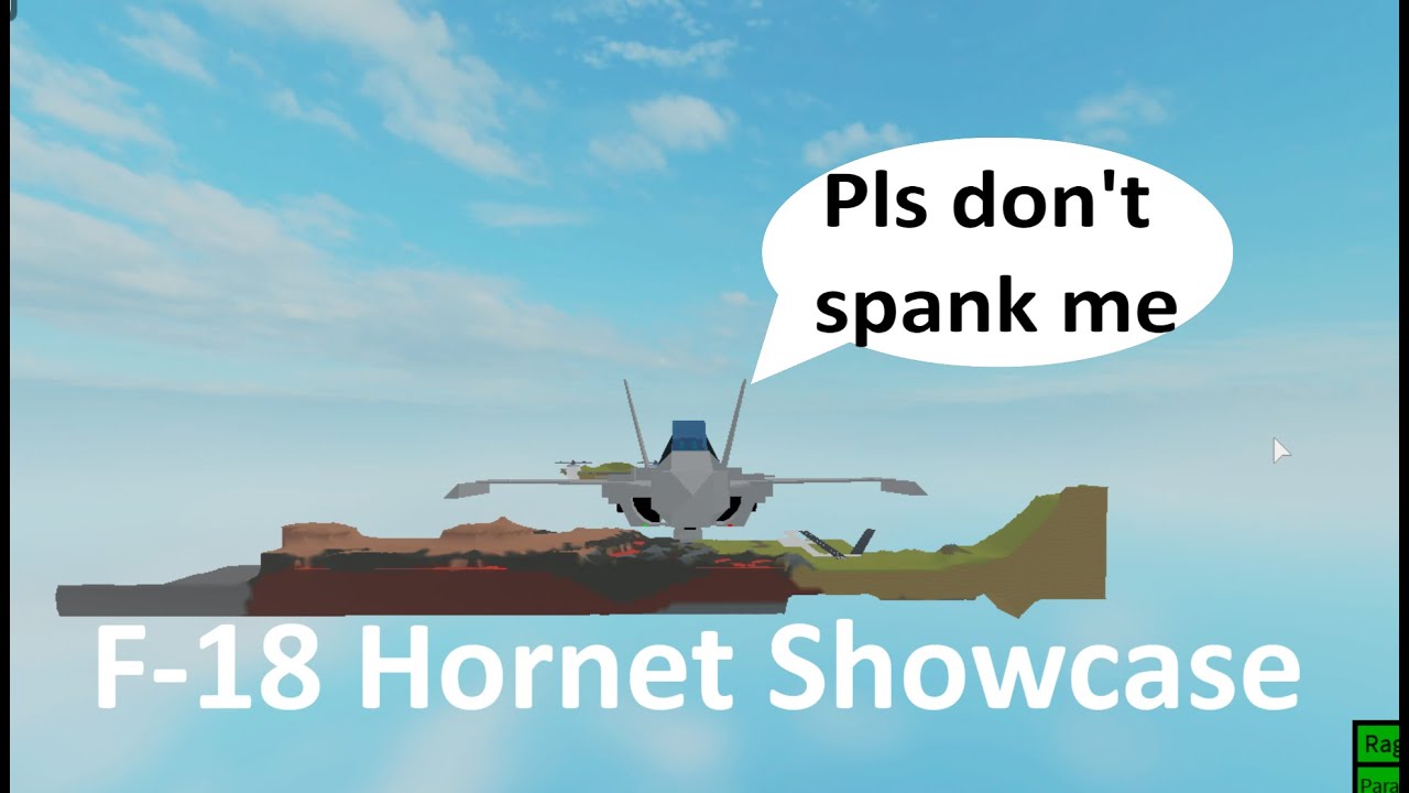 F 18 Hornet Showcase Roblox Plane Crazy Youtube - f 18 homet roblox