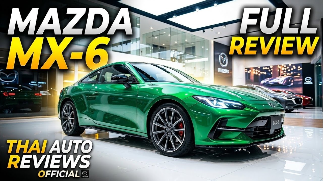 SHOCKING] 2027 All-New Mazda MX-6 Emerald Green First Look! Will