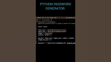 password generator | python project | coding | technology#shorts #ytshorts #viral #trending #like